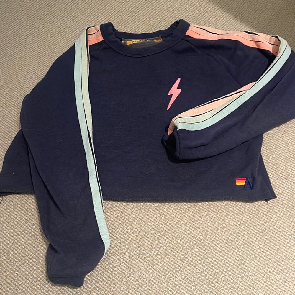 Aviator Nation Size Small cropped sweatshirt